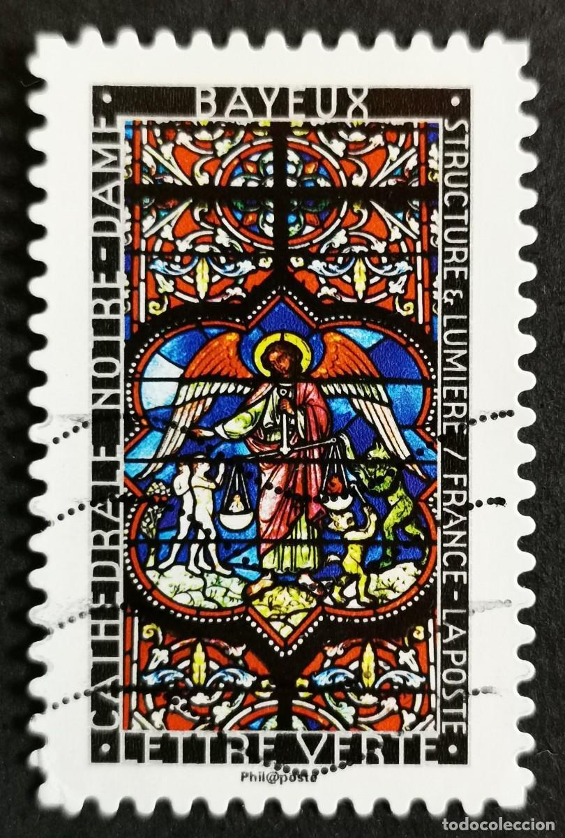 Sellos: Sello Francia 2016, Catedral de Bayeux, Sin Valor Facial Michel: FR 6644