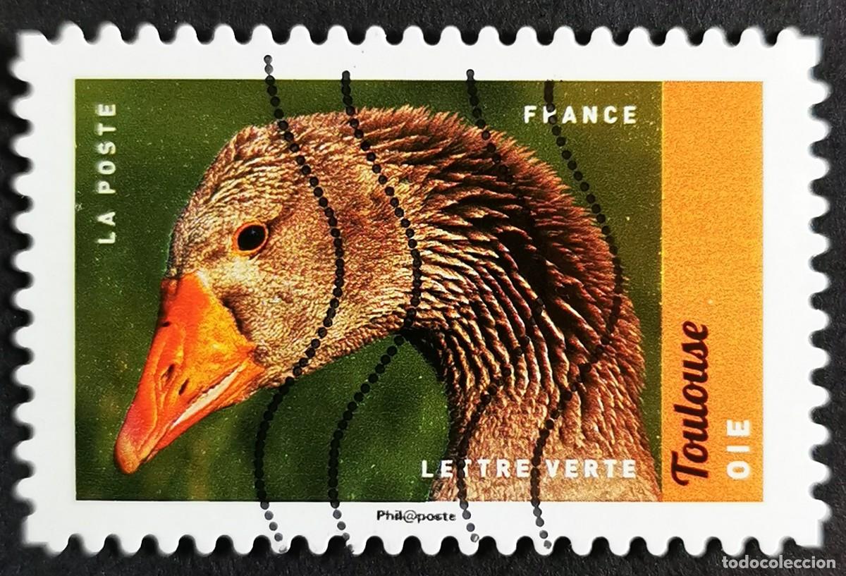 Timbres: Sello Francia 2017, Animales granja: Ganso, Sin Valor Facial Michel: FR 6685