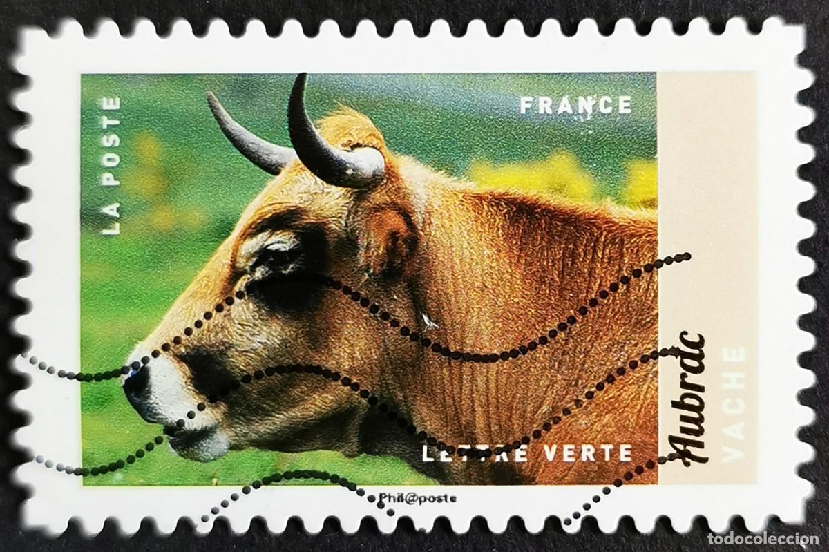 Sellos: Sello Francia 2017, Animales granja: Vaca, Sin Valor Facial Michel: FR 6691