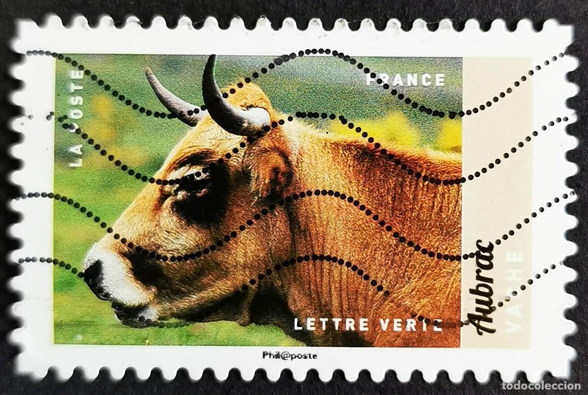 Sellos: Sello Francia 2017, Animales granja: Vaca, Sin Valor Facial Michel: FR 6691