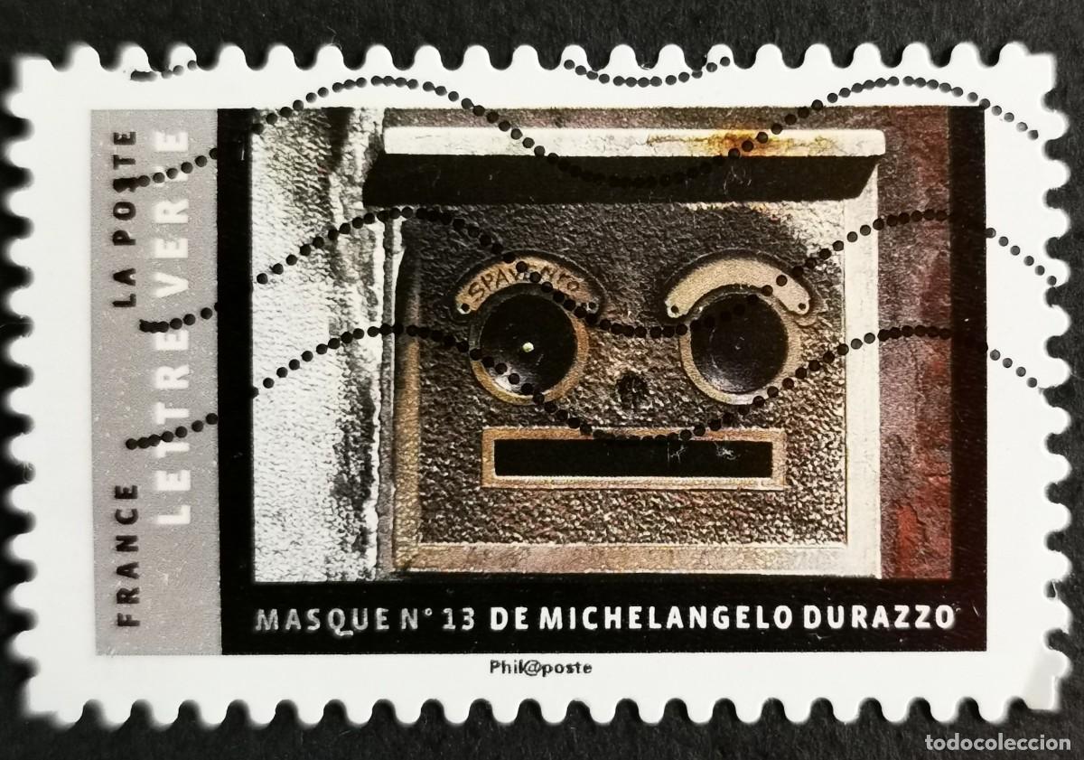Sellos: Sello Francia 2017, M&aacute;scaras: Mascarilla n&deg;13, Sin Valor Facial Michel: FR 6706