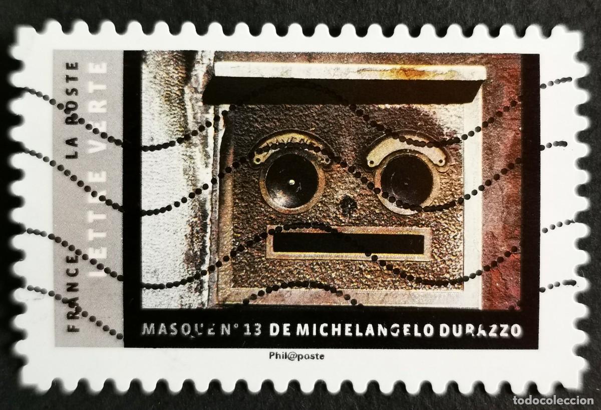 Sellos: Sello Francia 2017, M&aacute;scaras: Mascarilla n&deg;13, Sin Valor Facial Michel: FR 6706
