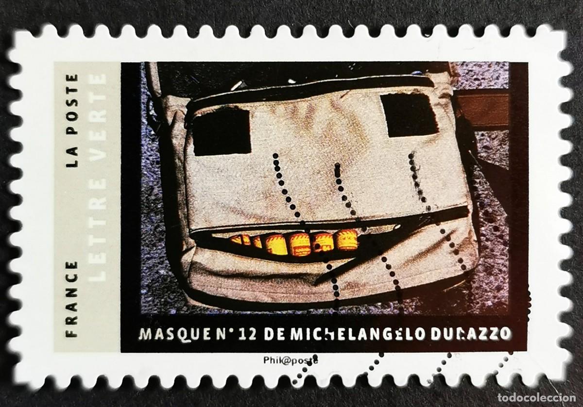 Sellos: Sello Francia 2017, M&aacute;scaras: Mascarilla n&deg;12, Sin Valor Facial Michel: FR 6707