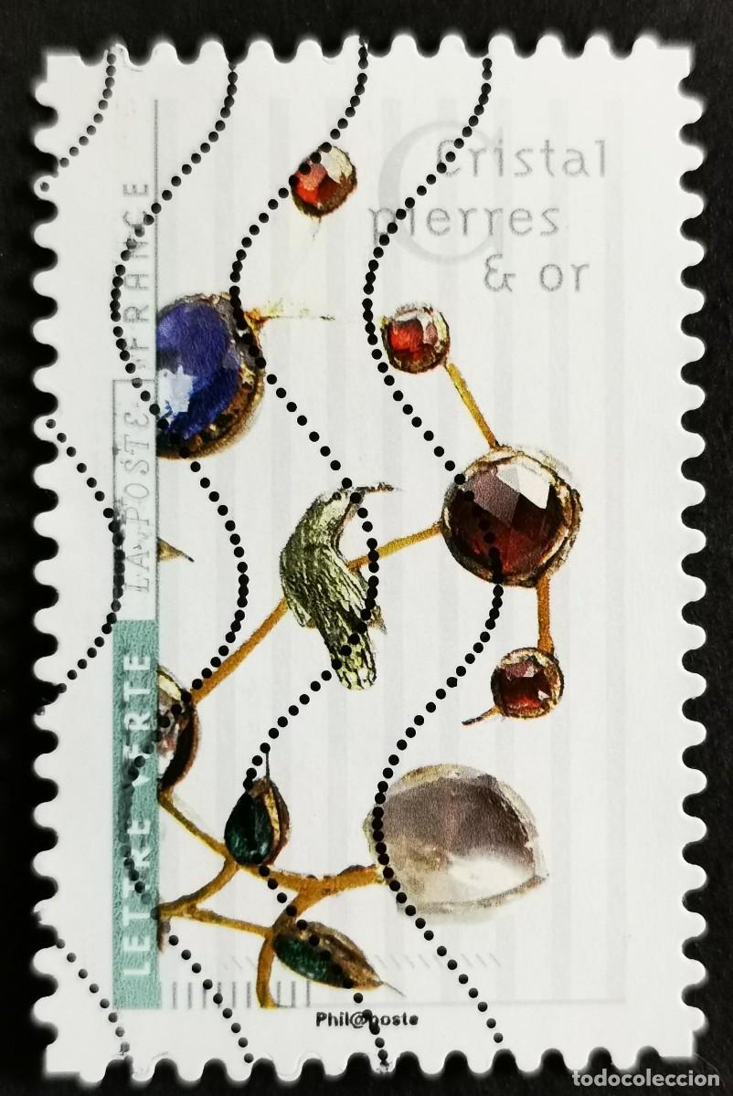 Sellos: Sello Francia 2017, Flores arte: Cristal y piedra, Sin Valor Facial Michel: FR 6724