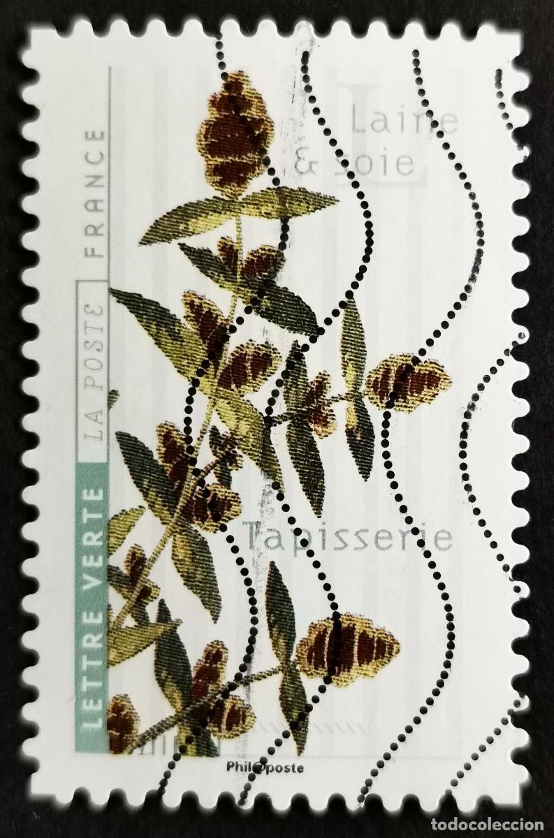 Sellos: Sello Francia 2017, Flores arte: Lana, Sin Valor Facial Michel: FR 6732