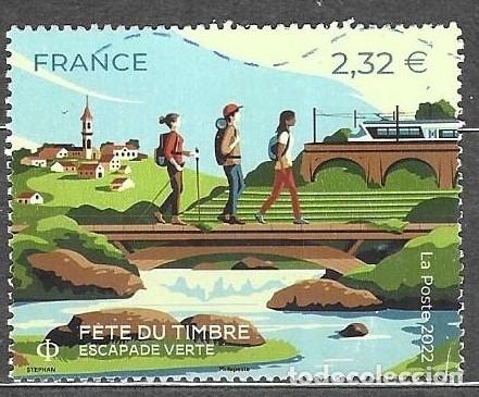 Sellos: SELLO USADO DE FRANCIA 2022, YT 5563