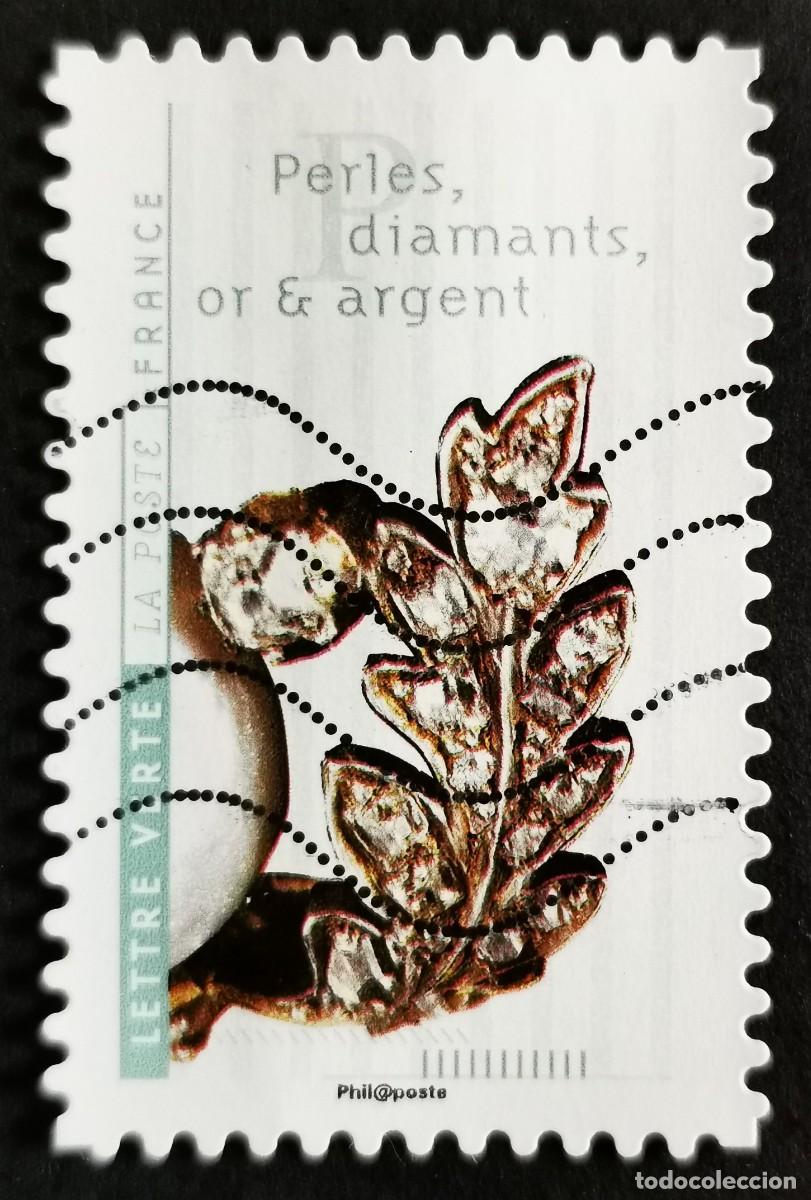 Sellos: Sello Francia 2017, Flores arte: Perla, Sin Valor Facial Michel: FR 6734