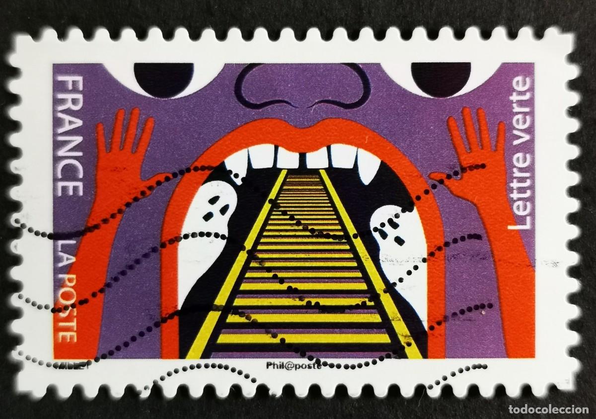 Sellos: Sello Francia 2017, Parque atracciones: Tren fantasma, Sin Valor Facial Michel: FR 6755