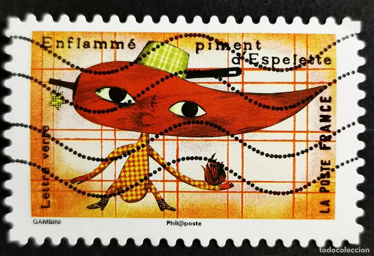 Sellos: Sello Francia 2017, Los sentidos gusto: Chile, Sin Valor Facial Michel: FR 6792