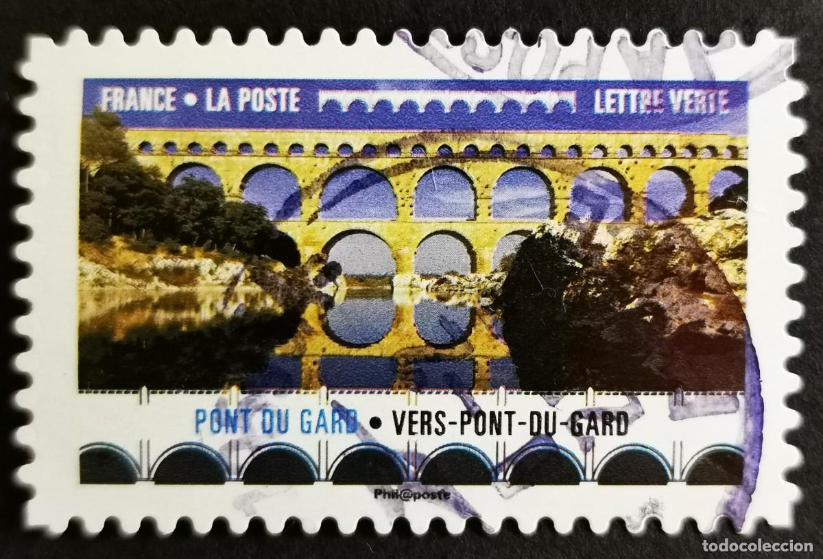 Sellos: Sello Francia 2017, Puentes: Pont du Gard, Sin Valor Facial Michel: FR 6805