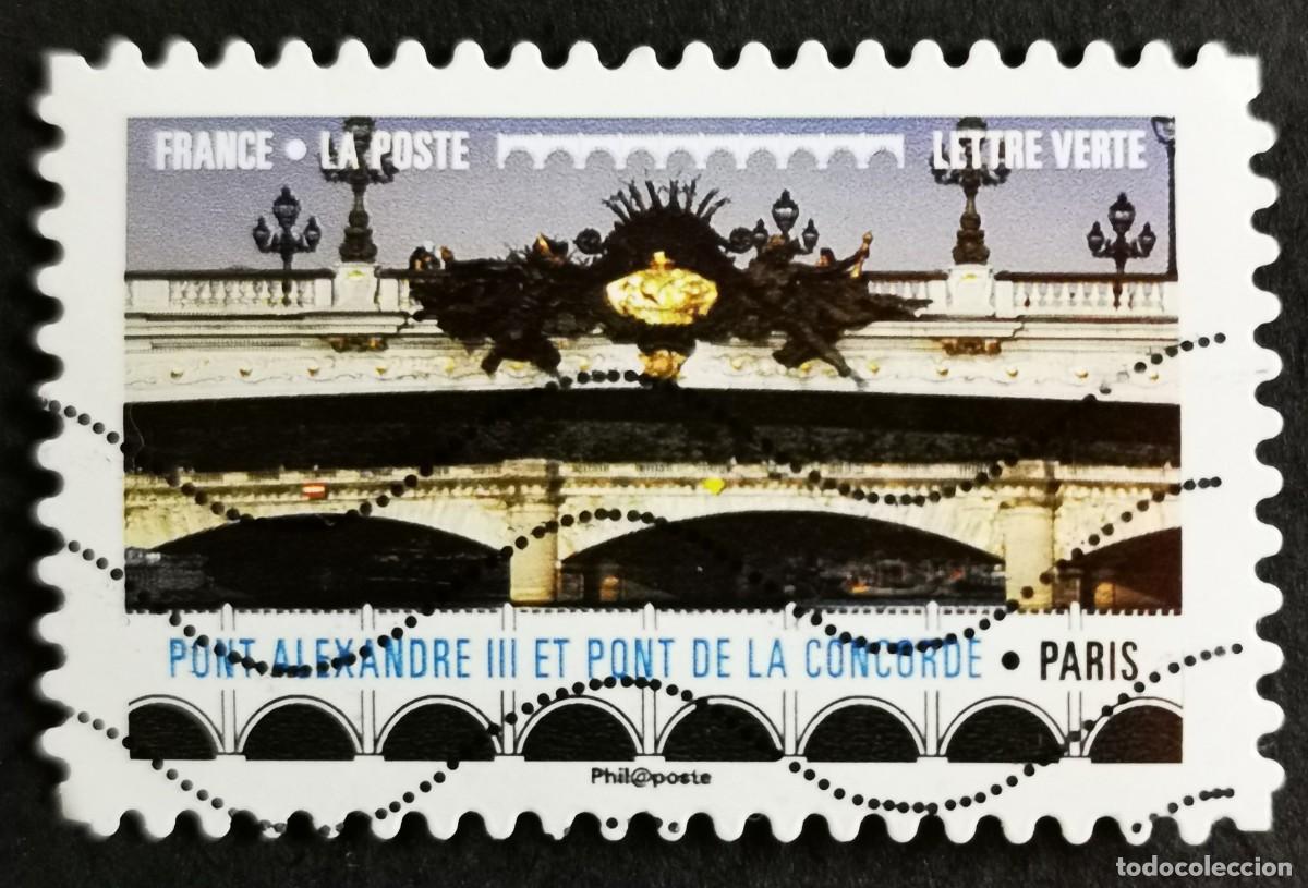 Sellos: Sello Francia 2017, Puentes: Ponts de Paris (alexandre III and Con, Sin Valor Facial Michel: FR 6815