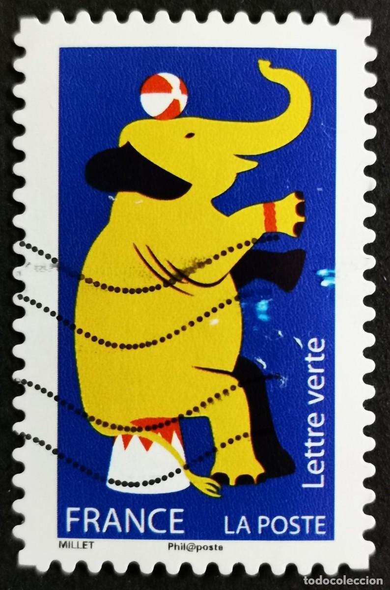 Sellos: Sello Francia 2017, El Circo: Elefante, Sin Valor Facial Michel: FR 6876