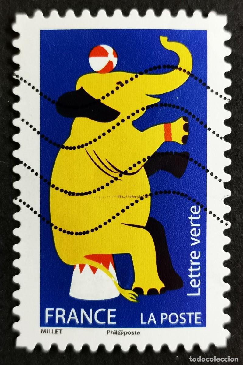 Sellos: Sello Francia 2017, El Circo: Elefante, Sin Valor Facial Michel: FR 6876