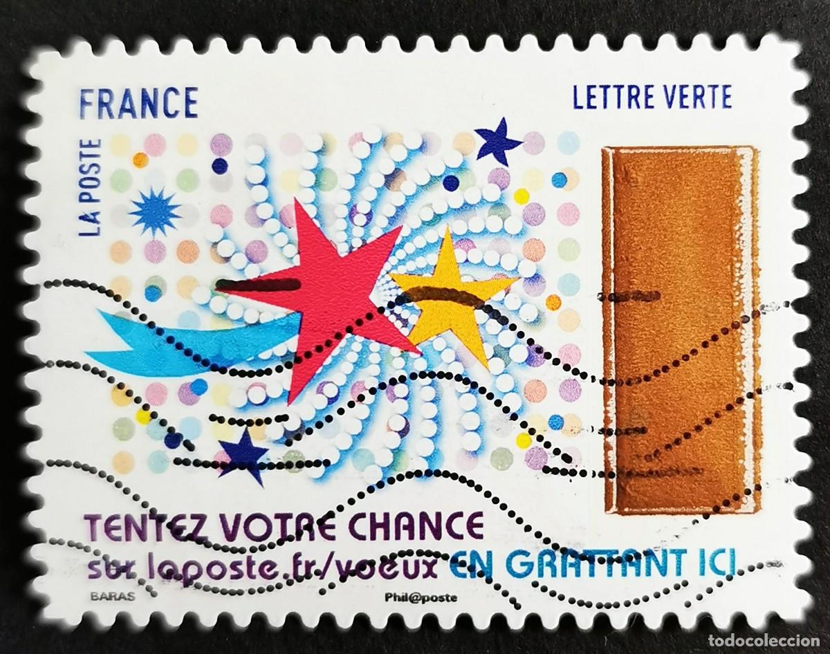Sellos: Sello Francia 2017, El sello de raspado: Estrellas, Sin Valor Facial Michel: FR 6895