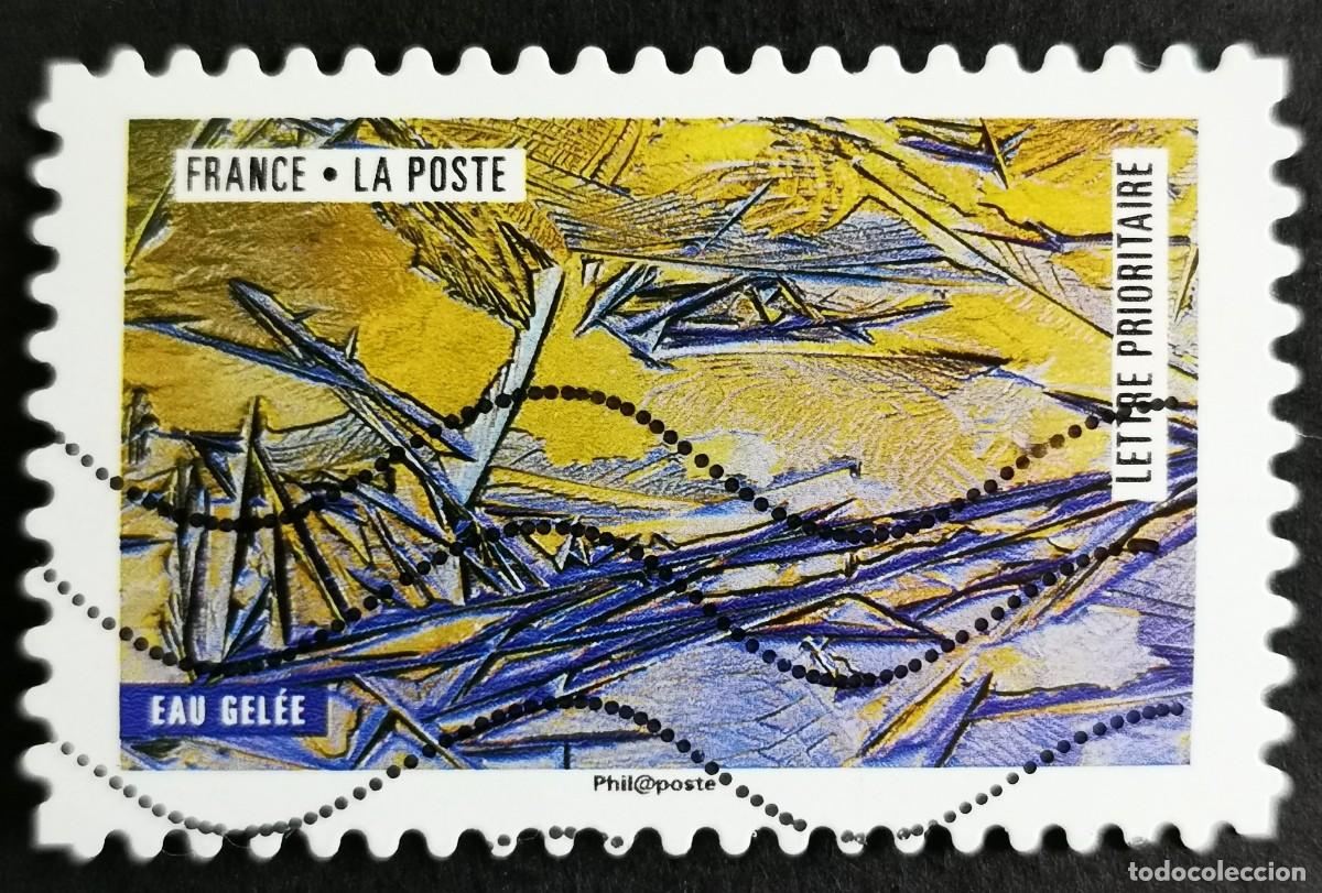 Sellos: Sello Francia 2018, Obra naturaleza: Agua congelada, Sin Valor Facial Michel: FR 6930
