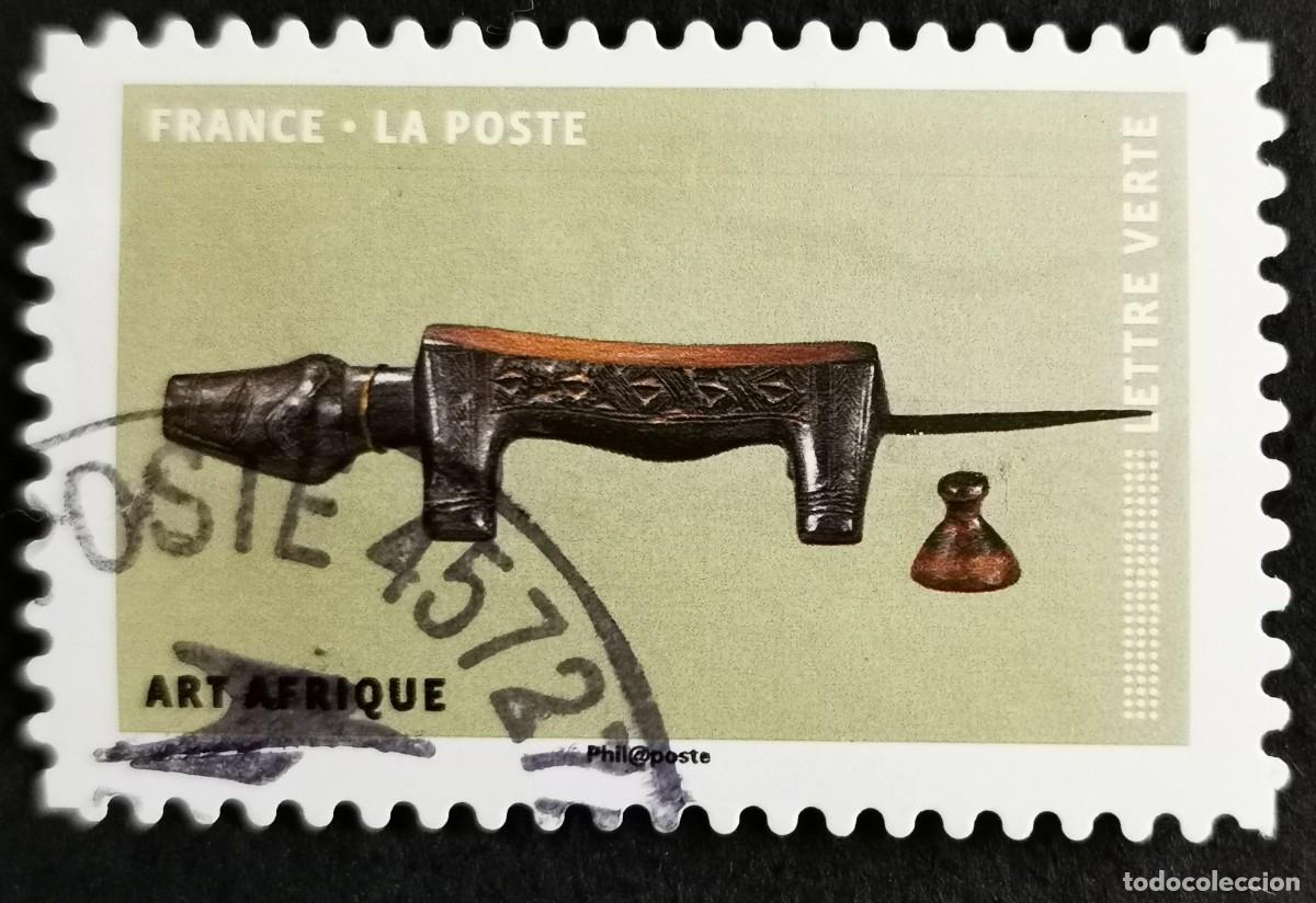 Sellos: Sello Francia 2018, Perros en el arte: Arte africano, Sin Valor Facial Michel: FR 6944