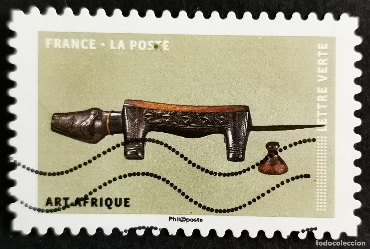 Sellos: Sello Francia 2018, Perros en el arte: Arte africano, Sin Valor Facial Michel: FR 6944