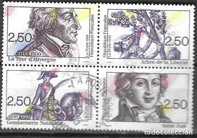 Sellos: SELLOS USADOS DE FRANCIA 1991, YT 2700/ 03