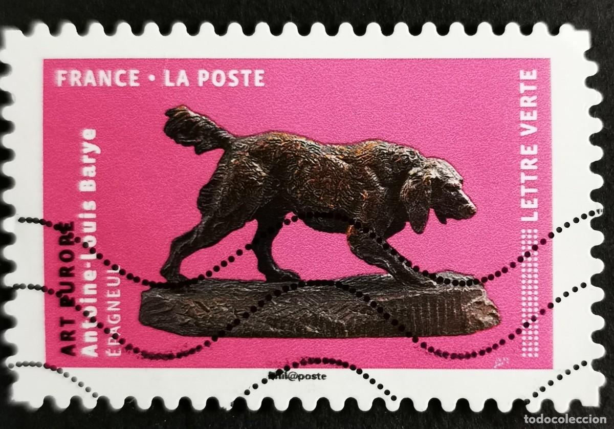 Sellos: Sello Francia 2018, Perros en el arte: Arte europeo, Sin Valor Facial Michel: FR 6945
