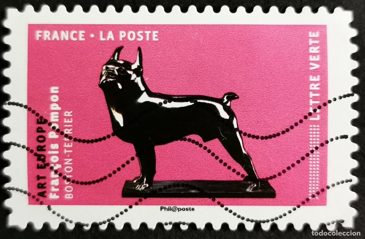 Sellos: Sello Francia 2018, Perros en el arte: Arte europeo, Sin Valor Facial Michel: FR 6946