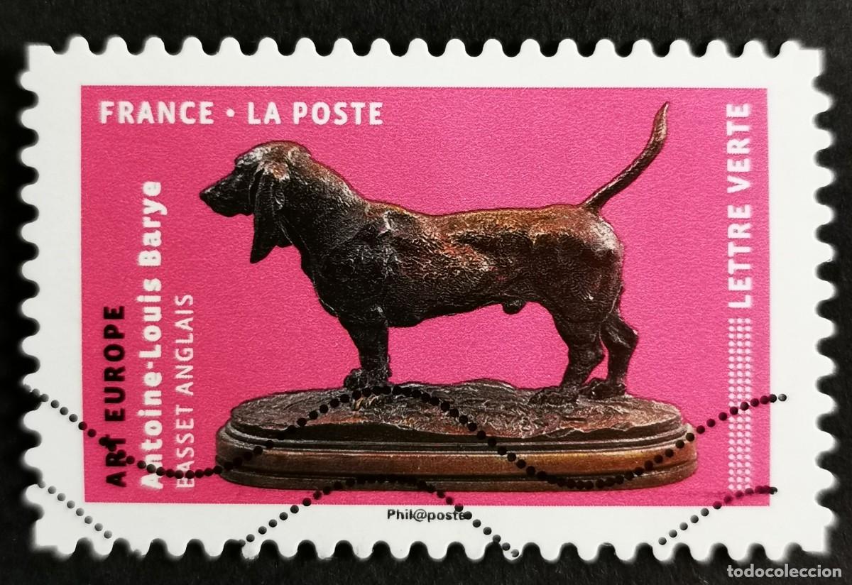 Sellos: Sello Francia 2018, Perros en el arte: Arte europeo, Sin Valor Facial Michel: FR 6951