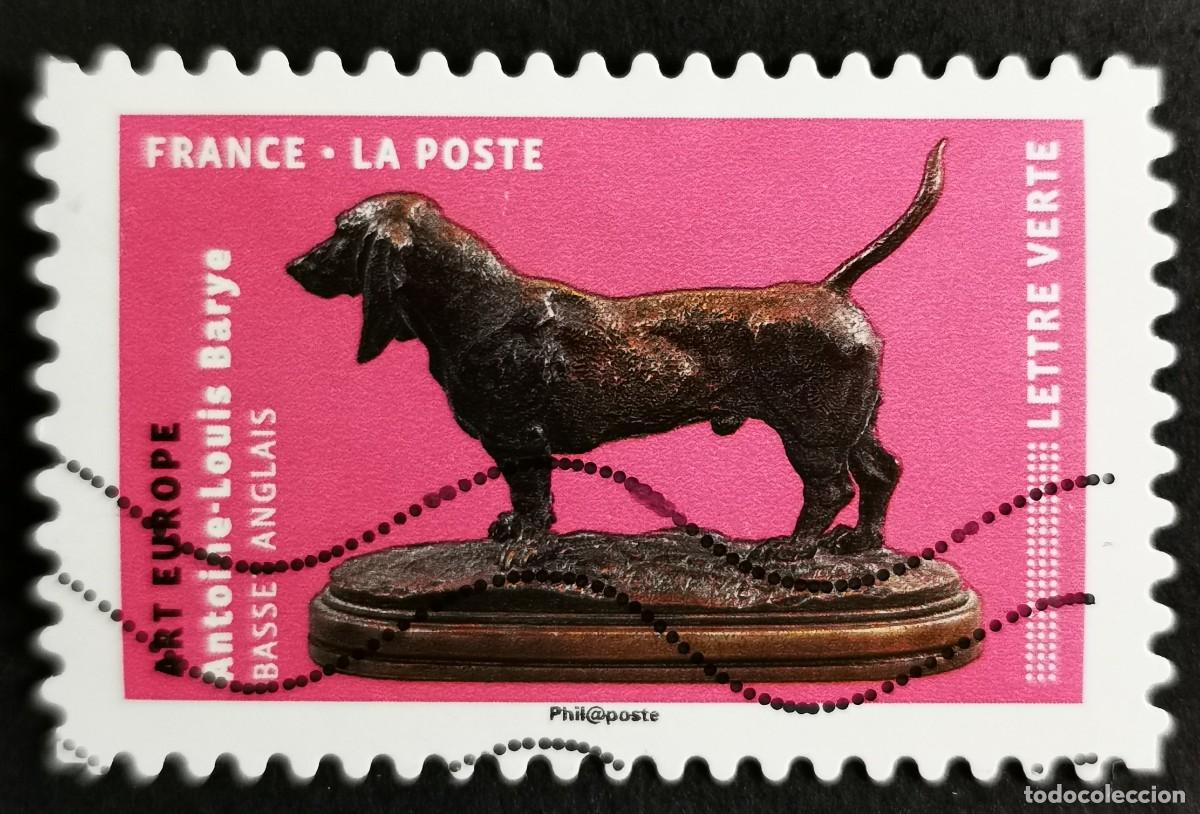 Sellos: Sello Francia 2018, Perros en el arte: Arte europeo, Sin Valor Facial Michel: FR 6951