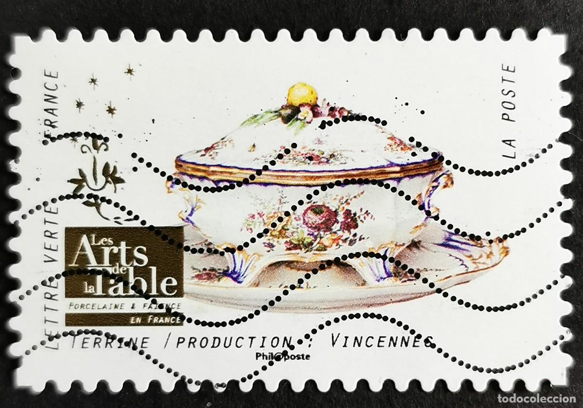 Sellos: Sello Francia 2018, Porcelana francesa: Terrina : Vincennes, Sin Valor Facial Michel: FR 6961