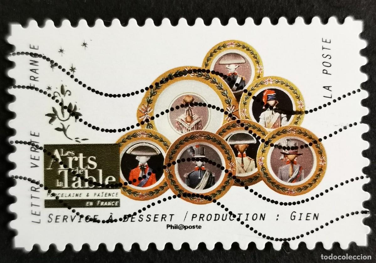 Sellos: Sello Francia 2018, Porcelana francesa: Servicio: Gien , Sin Valor Facial Michel: FR 6966