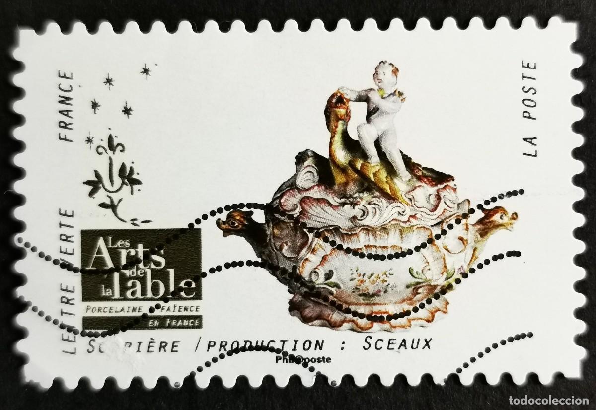 Sellos: Sello Francia 2018, Porcelana francesa: Sopera / Producci&oacute;n: Scea , Sin Valor Facial Michel: FR 6967