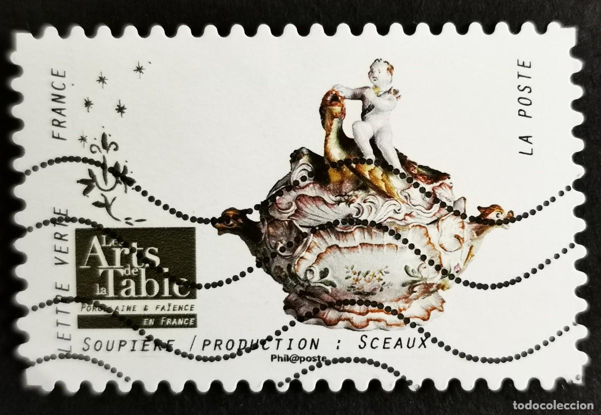 Sellos: Sello Francia 2018, Porcelana francesa: Sopera / Producci&oacute;n: Scea , Sin Valor Facial Michel: FR 6967