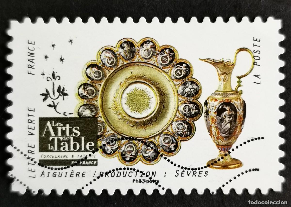 Sellos: Sello Francia 2018, Porcelana francesa: Jarra / Producci&oacute;n: S&egrave;vres, Sin Valor Facial Michel: FR 6969