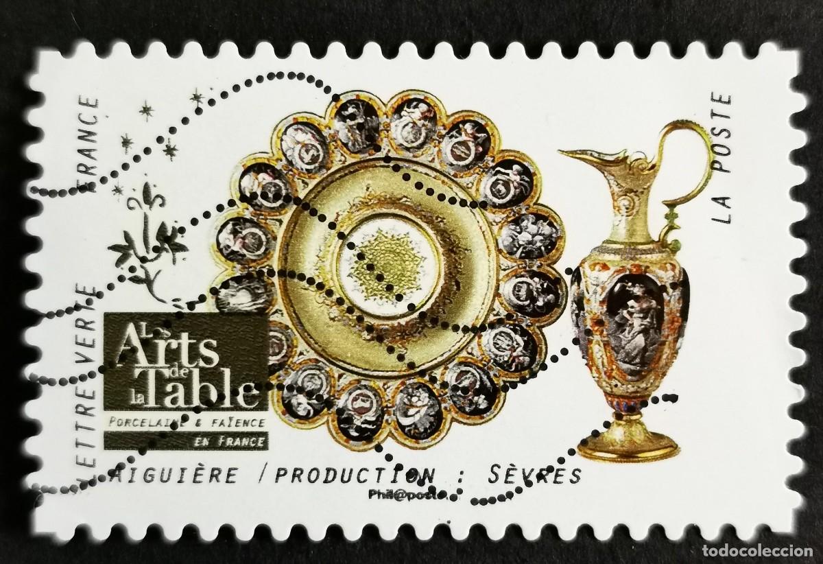Sellos: Sello Francia 2018, Porcelana francesa: Jarra / Producci&oacute;n: S&egrave;vres, Sin Valor Facial Michel: FR 6969