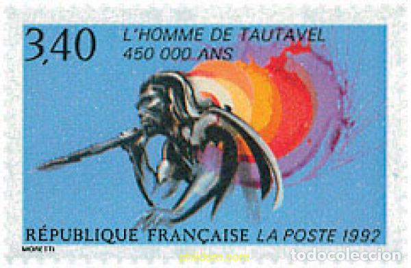 Sellos: 103762 MNH FRANCIA 1992 EL HOMBRE DE TAUTAVEL