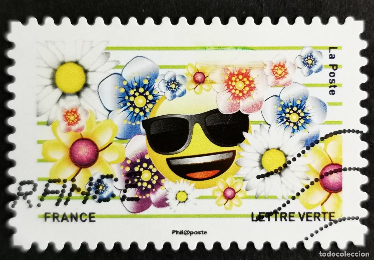 Sellos: Sello Francia 2018, Emojis: Partes 2, Sin Valor Facial Michel: FR 7008