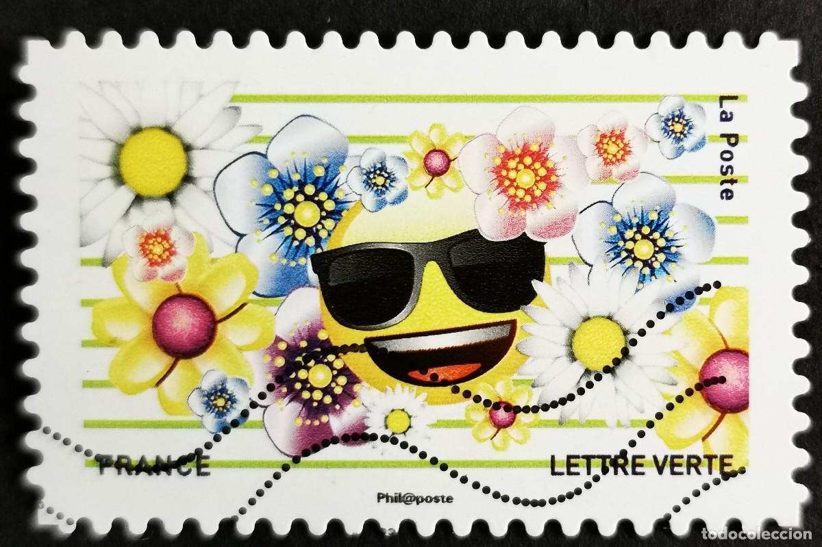 Sellos: Sello Francia 2018, Emojis: Partes 2, Sin Valor Facial Michel: FR 7008