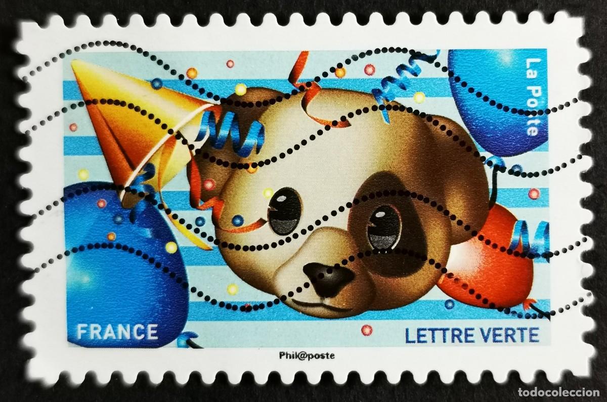 Sellos: Sello Francia 2018, Emojis: Vacaciones, Sin Valor Facial Michel: FR 7012