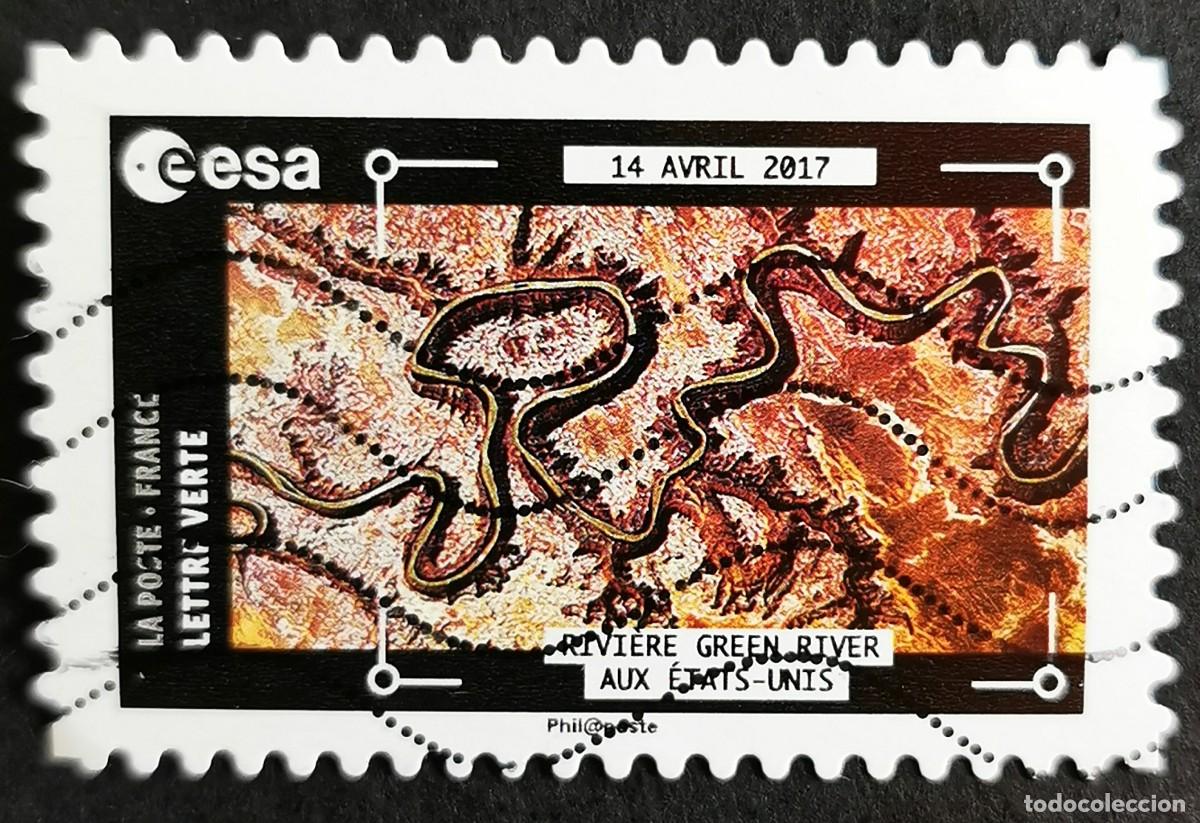 Sellos: Sello Francia 2018,Vistas Estaci&oacute;n Espacial: Green River, Utah, US, Sin Valor Facial Michel: FR 7022