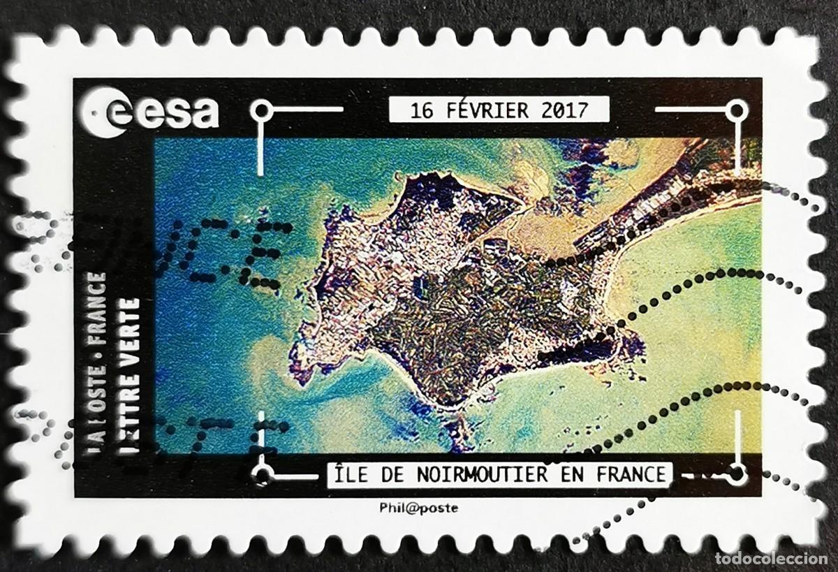 Sellos: Sello Francia 2018,Vistas Estaci&oacute;n Espacial: Isla Noirmoutier, F , Sin Valor Facial Michel: FR 7028