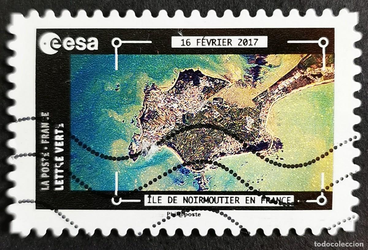Sellos: Sello Francia 2018,Vistas Estaci&oacute;n Espacial: Isla Noirmoutier, F , Sin Valor Facial Michel: FR 7028