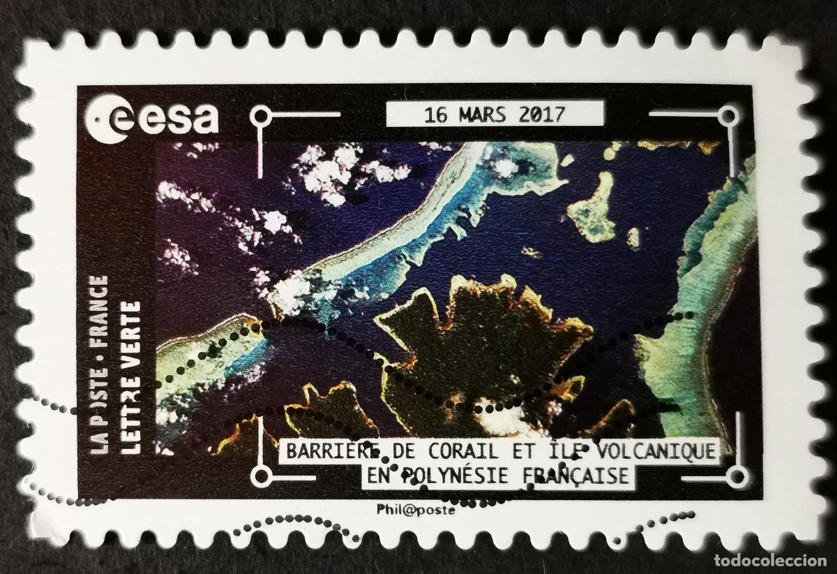 Sellos: Sello Francia 2018,Vistas Estaci&oacute;n Espacial: Arrecife de coral , Sin Valor Facial Michel: FR 7029