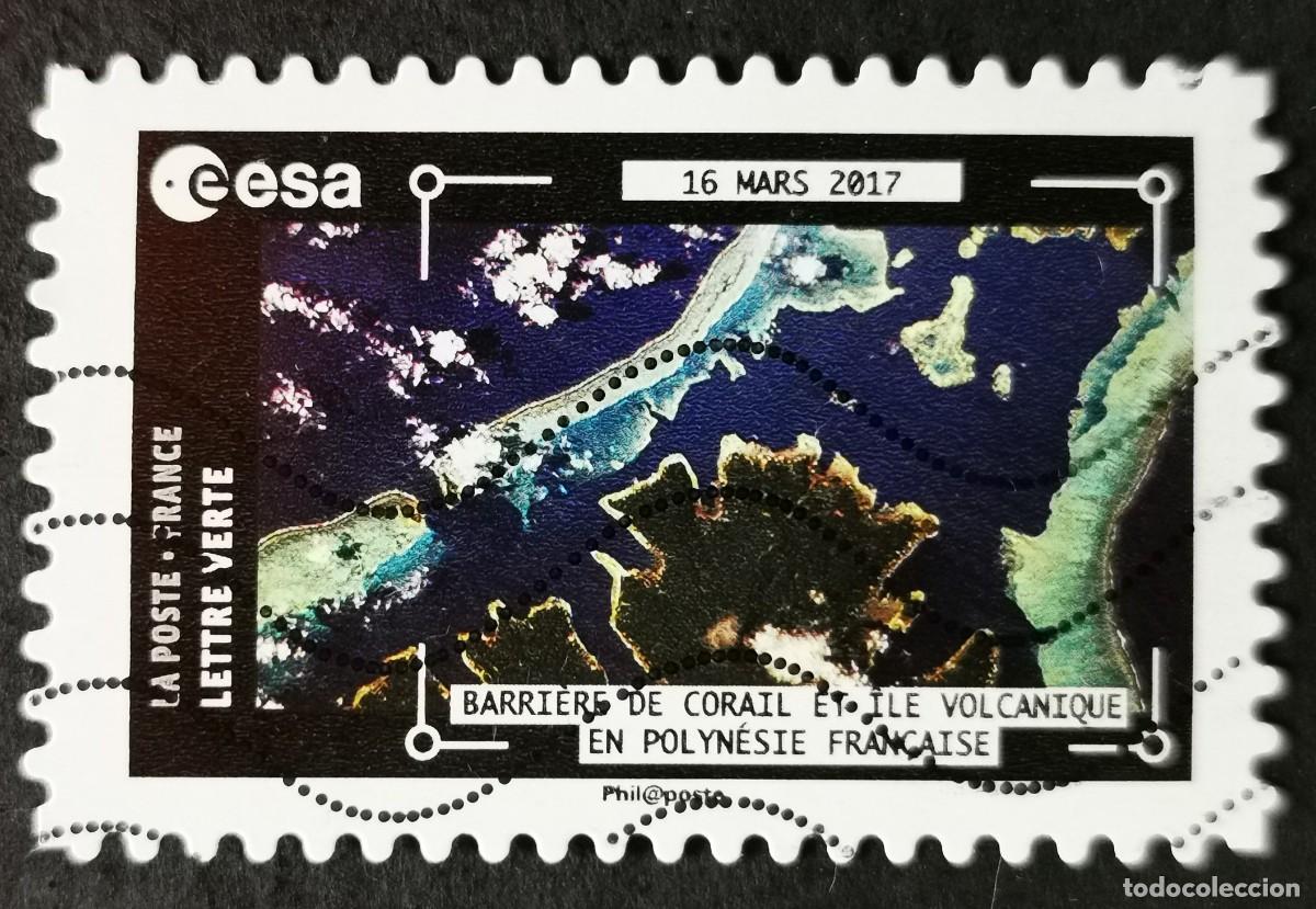 Sellos: Sello Francia 2018,Vistas Estaci&oacute;n Espacial: Arrecife de coral , Sin Valor Facial Michel: FR 7029