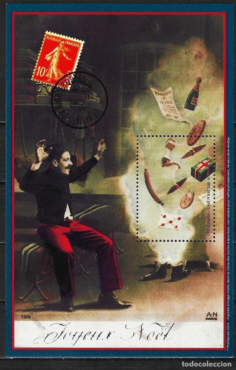 Sellos: Francia 2014 - Bloque de Philaposte - Navidad &rdquo; MNH**