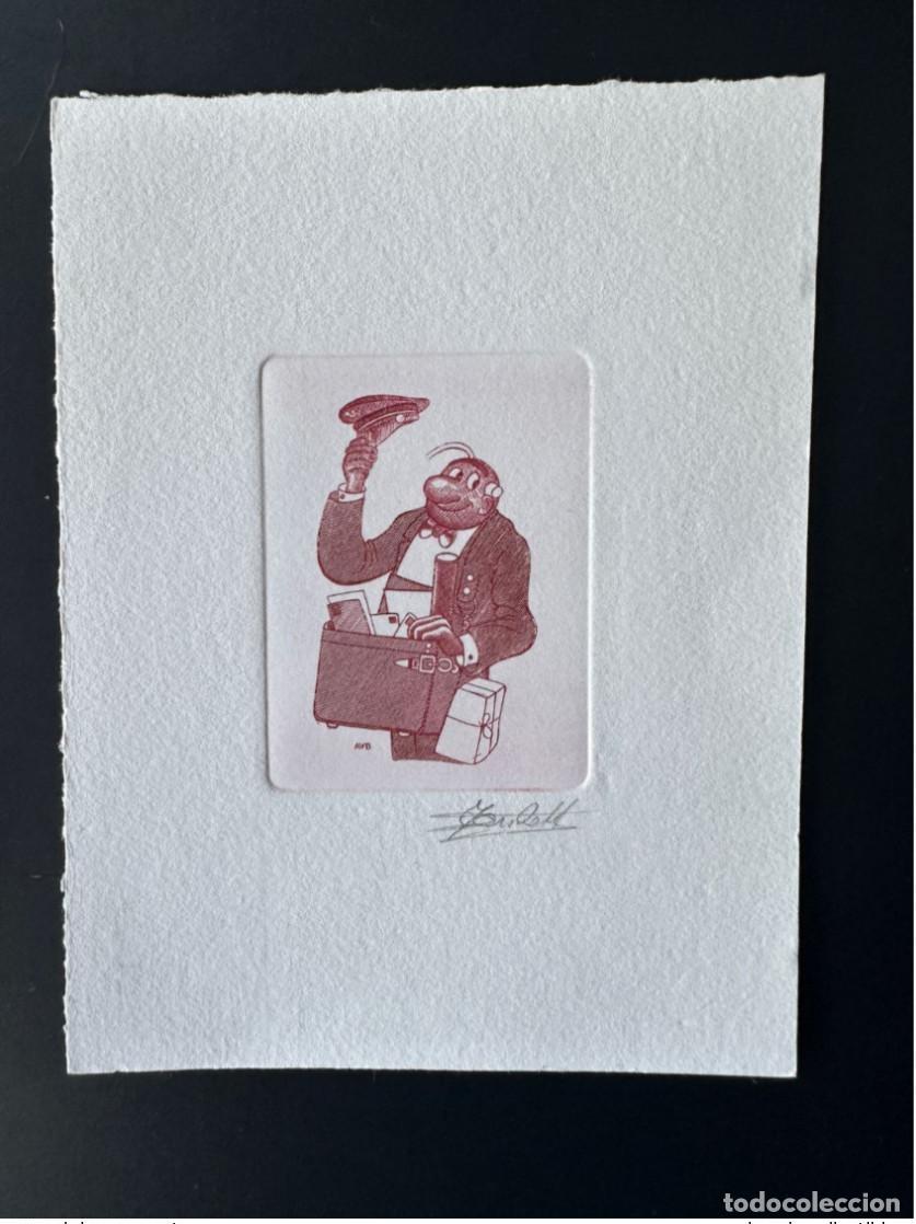 Sellos: B&eacute;lgica 1989 COB 2339 Prueba art&iacute;stica Primer d&iacute;a FDC BD Marc Sleen N&eacute;ron Rouge
