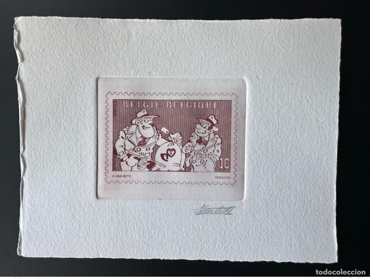 Sellos: B&eacute;lgica 1995 COB 2619 Artist proof BD Dupuis Sammy Comic red