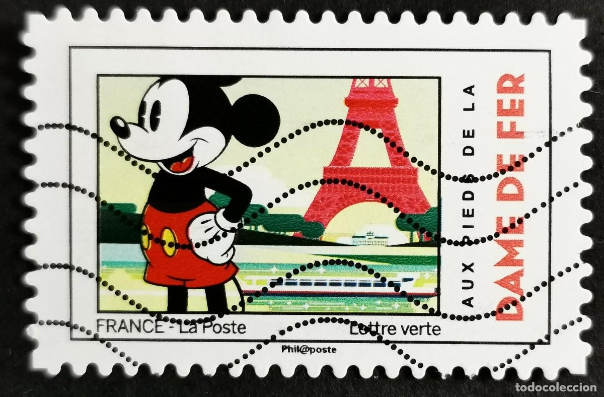 Sellos: Sello Francia 2018,Mickey y Francia: A los pies Dama de Hierro , Sin Valor Facial Michel: FR 7055