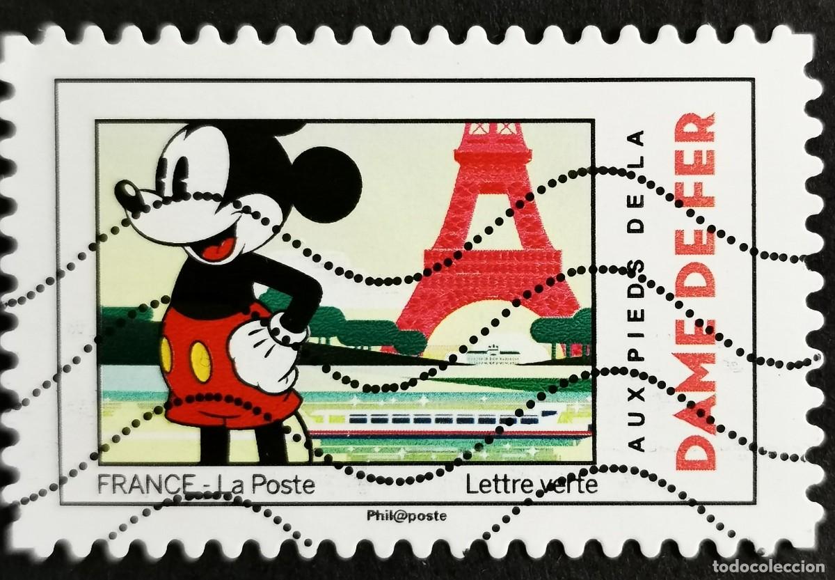 Sellos: Sello Francia 2018,Mickey y Francia: A los pies Dama de Hierro , Sin Valor Facial Michel: FR 7055