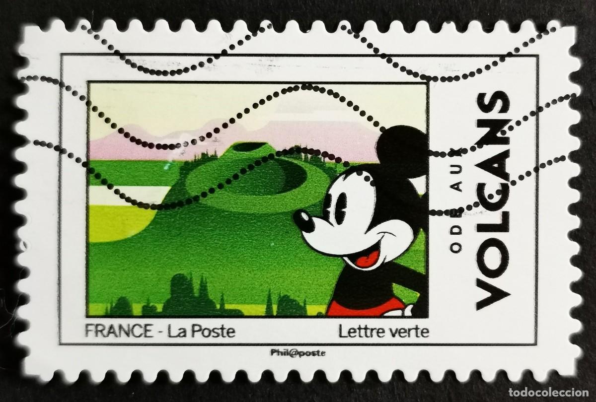 Sellos: Sello Francia 2018,Mickey y Francia: Oda a los volcanes, Sin Valor Facial Michel: FR 7062