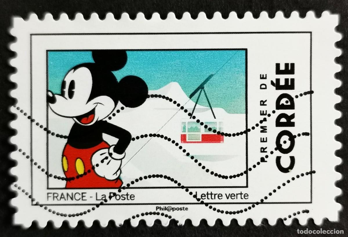Sellos: Sello Francia 2018,Mickey y Francia: Primero de cuerda, Sin Valor Facial Michel: FR 7063
