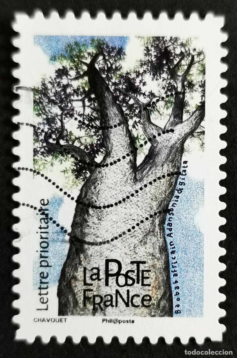 Sellos: Sello Francia 2018,&Aacute;rboles: Baobab africano (Adansonia digitata), Sin Valor Facial Michel: FR 7089