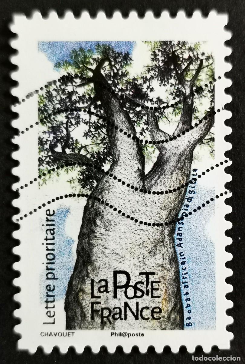 Sellos: Sello Francia 2018,&Aacute;rboles: Baobab africano (Adansonia digitata), Sin Valor Facial Michel: FR 7089